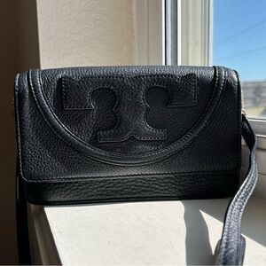 Tory Burch Black All-T Small Crossbody